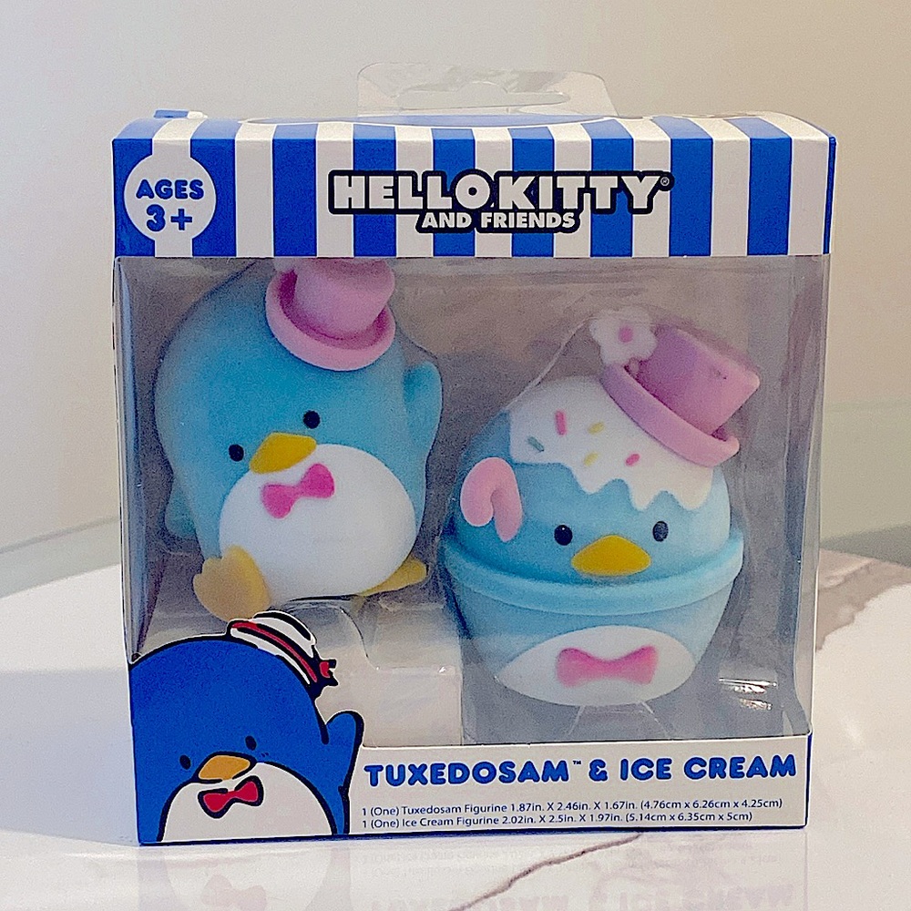 Hello Kitty & Friends - Tuxedosam & Ice Cream Figurines